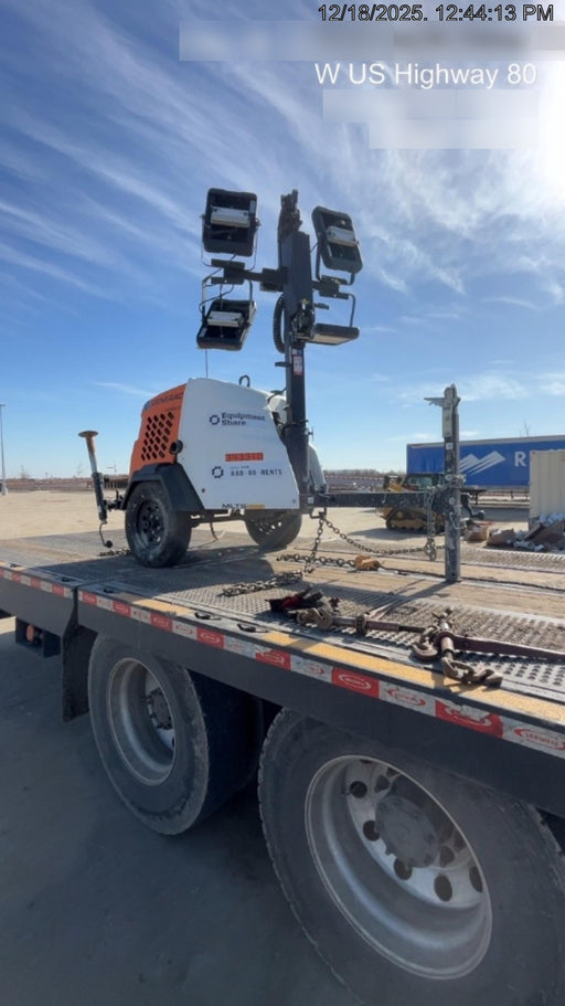 2024 Generac MLT2 Diesel, Flex Switch 120V Input, Powerzone Controller, 
(4) 320W LED Lights, 4kW Generator, 39.9 Gal Fuel Tank, 2" Ball, T3