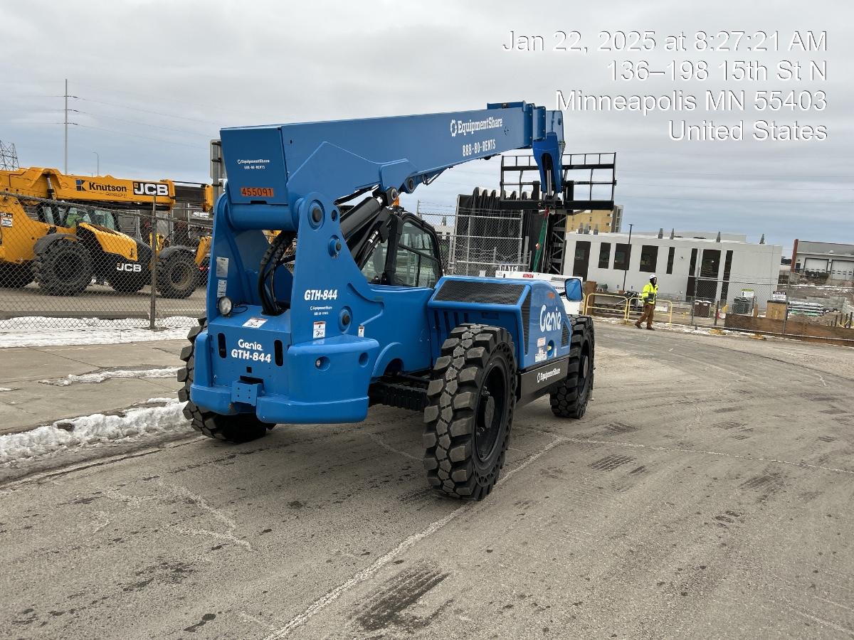 2024 Genie GTH-844 74Hp Dsl, Cab/Heat/Air, Sld Tires, LED WL, Bcn, L Hook, T3 + Access Control