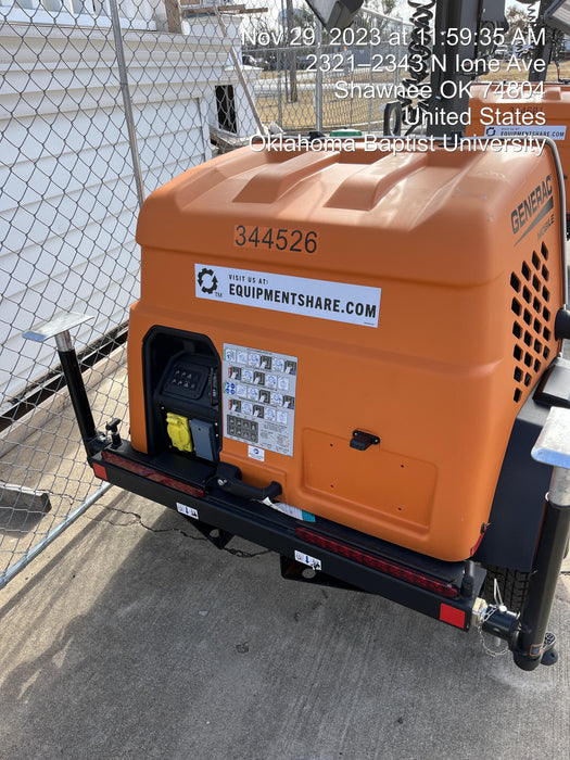 2023 Generac MLT2 Diesel, Flex Switch 120V Input, Powerzone Controller, (4) 320W LED Lights, 4kW Generator, 39.9 Gal Fuel Tank, 2" Ball, T3