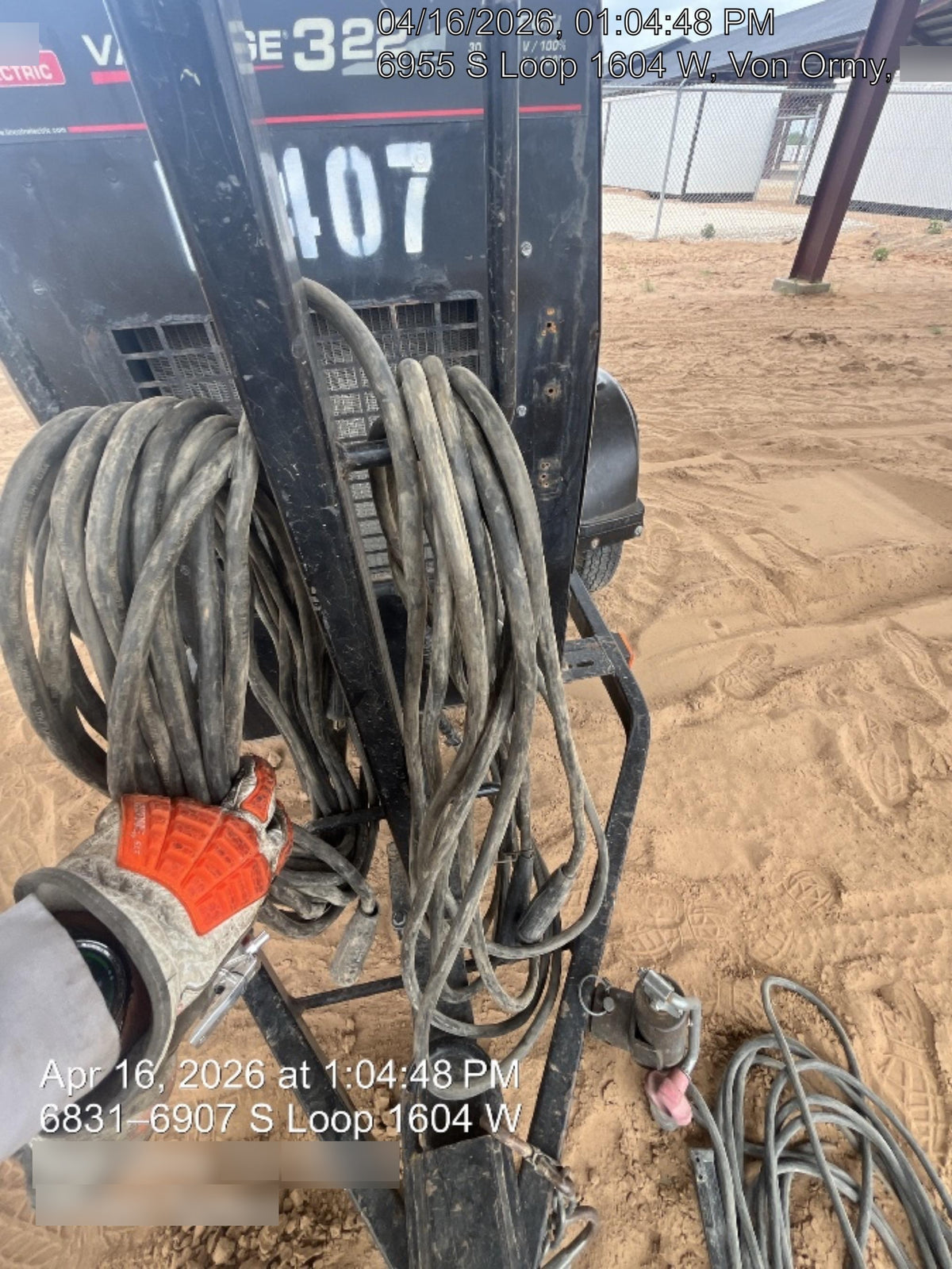 2018 Lincoln Electric Vantage 322 Lincoln Vantage 322 Welder Ready Pak 3 - Vantage 322, Trailer, Fender and light kit, Cable rack