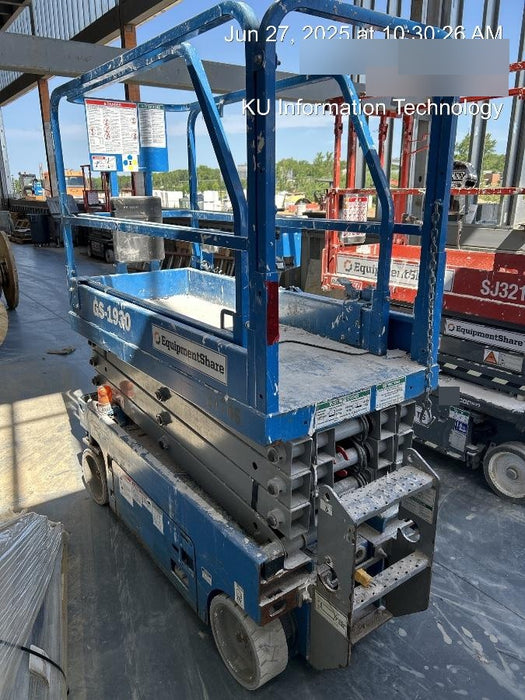 2019 Genie GS-1930 Genie GS-1930 Standard Options, EE Rated