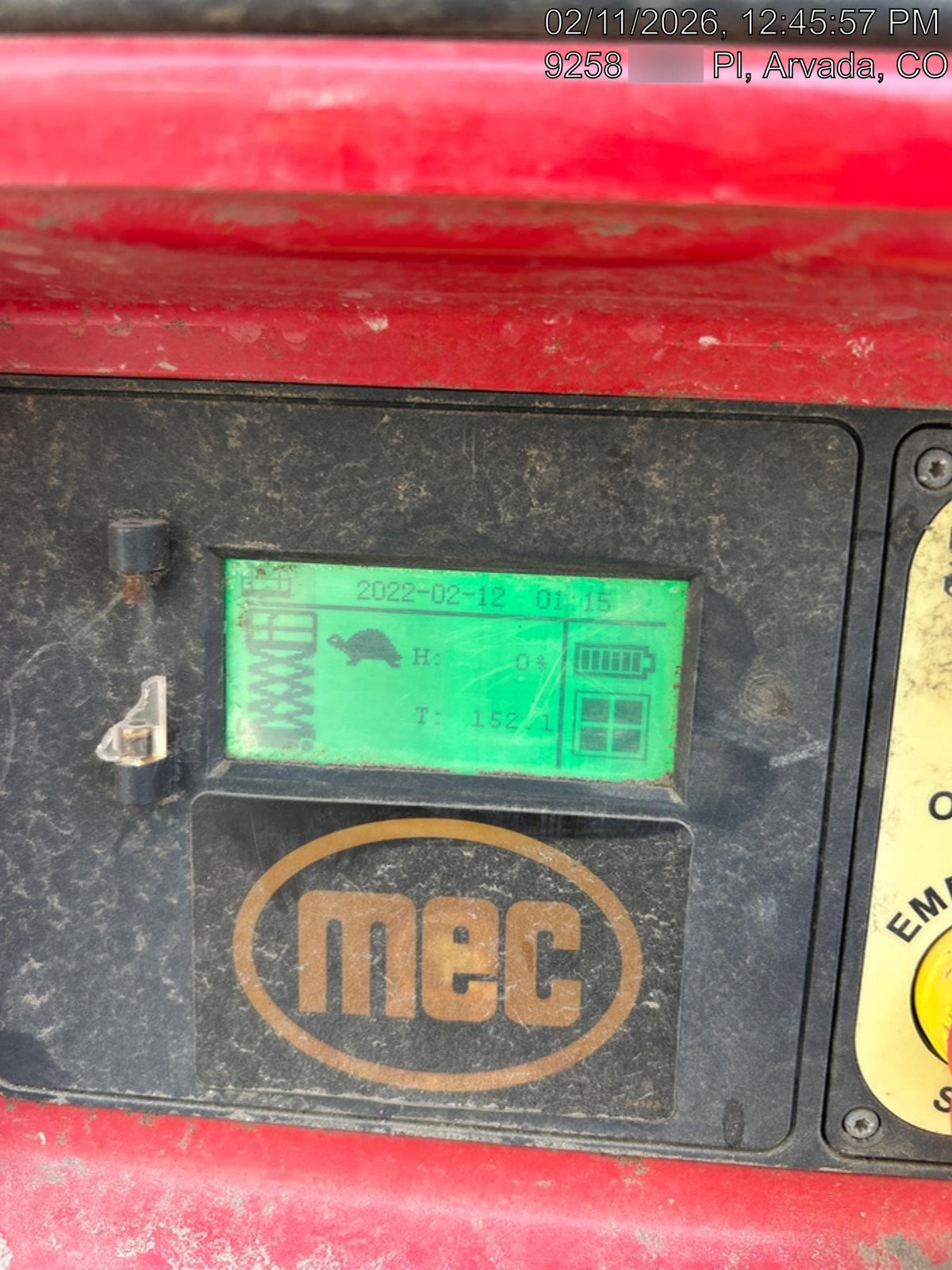 2019 MEC 1330SE Motion Alarm, Beacon, Includes MachineLink keypad and telematics device
