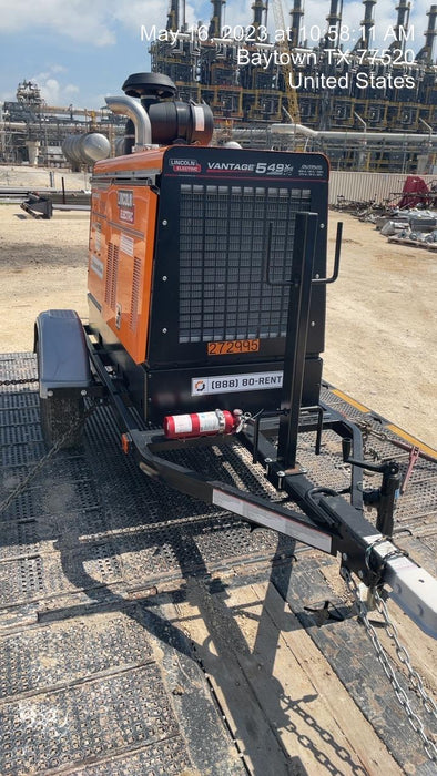 2022 Lincoln Electric Vantage 549X Crosslink Technology, Trailer Mounted, ES Decals, T3