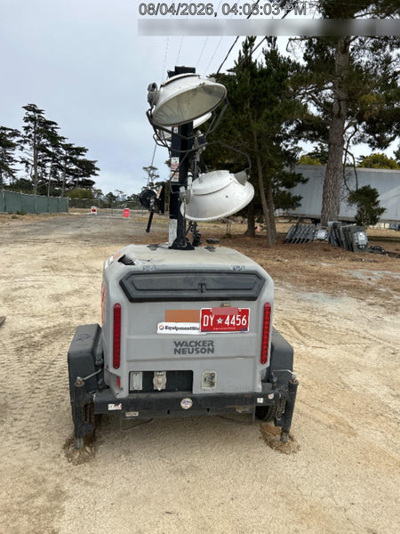 2019 Wacker Neuson LTV6L-MH Wacker Neuson LTV6L Mobile Light Tower w/Fuel Level Sensor Installed