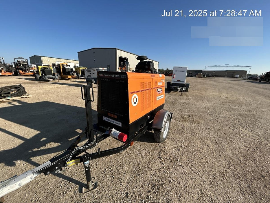 2022 Lincoln Electric Vantage 549X Crosslink Technology, Trailer Mounted, ES Decals, T3