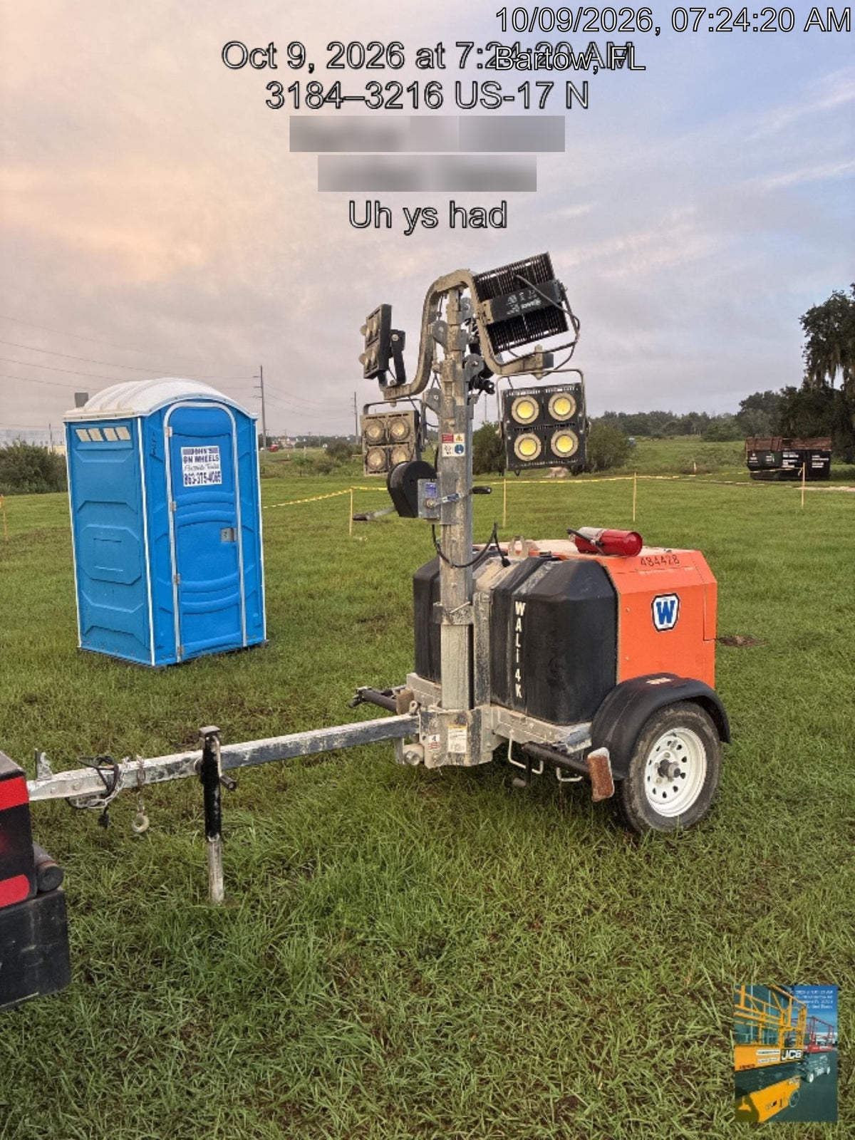2024 Wanco WLTT-4MM4K Diesel, Mitsubishi L2E, 9.0HP @1800 rpm, Deep Sea Controller, Shore Power Plug, Auto Start, (4) 350W LED Floodlights, 4kW Generator, 60 Gal Fuel Tank, 2" Ball, T3