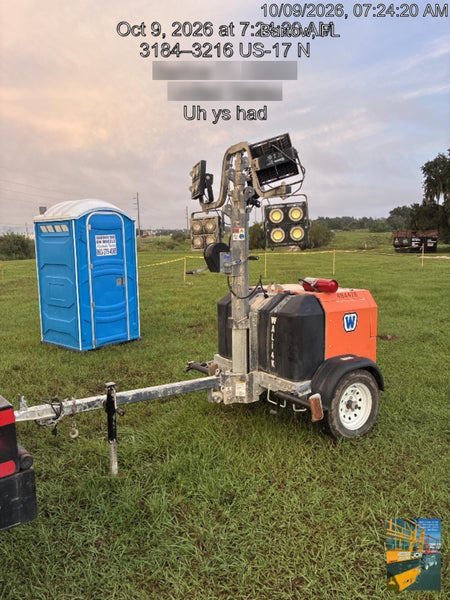 2024 Wanco WLTT-4MM4K Diesel, Mitsubishi L2E, 9.0HP @1800 rpm, Deep Sea Controller, Shore Power Plug, Auto Start, (4) 350W LED Floodlights, 4kW Generator, 60 Gal Fuel Tank, 2" Ball, T3