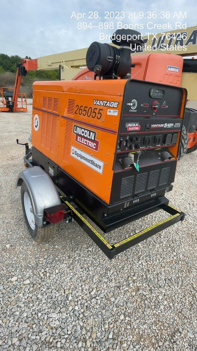 2022 Lincoln Electric Vantage 549X Crosslink Technology, Trailer Mounted, ES Decals, T3