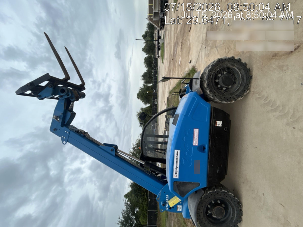 2020 Genie GTH-5519 Cab/Heat/Air, Solid Tires, Work Lights, Beacon, Aux Hydraulics, Back up Alarm
