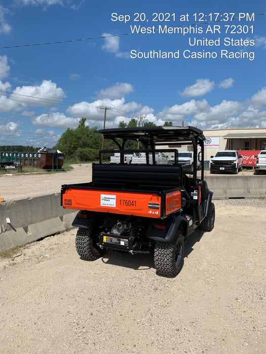 2021 Kubota RTV-X1140W-H Plastic Canopy, Windshield Acrylic Clear, LED Strobe Light, Wire Harness Kit, Back up Alarm