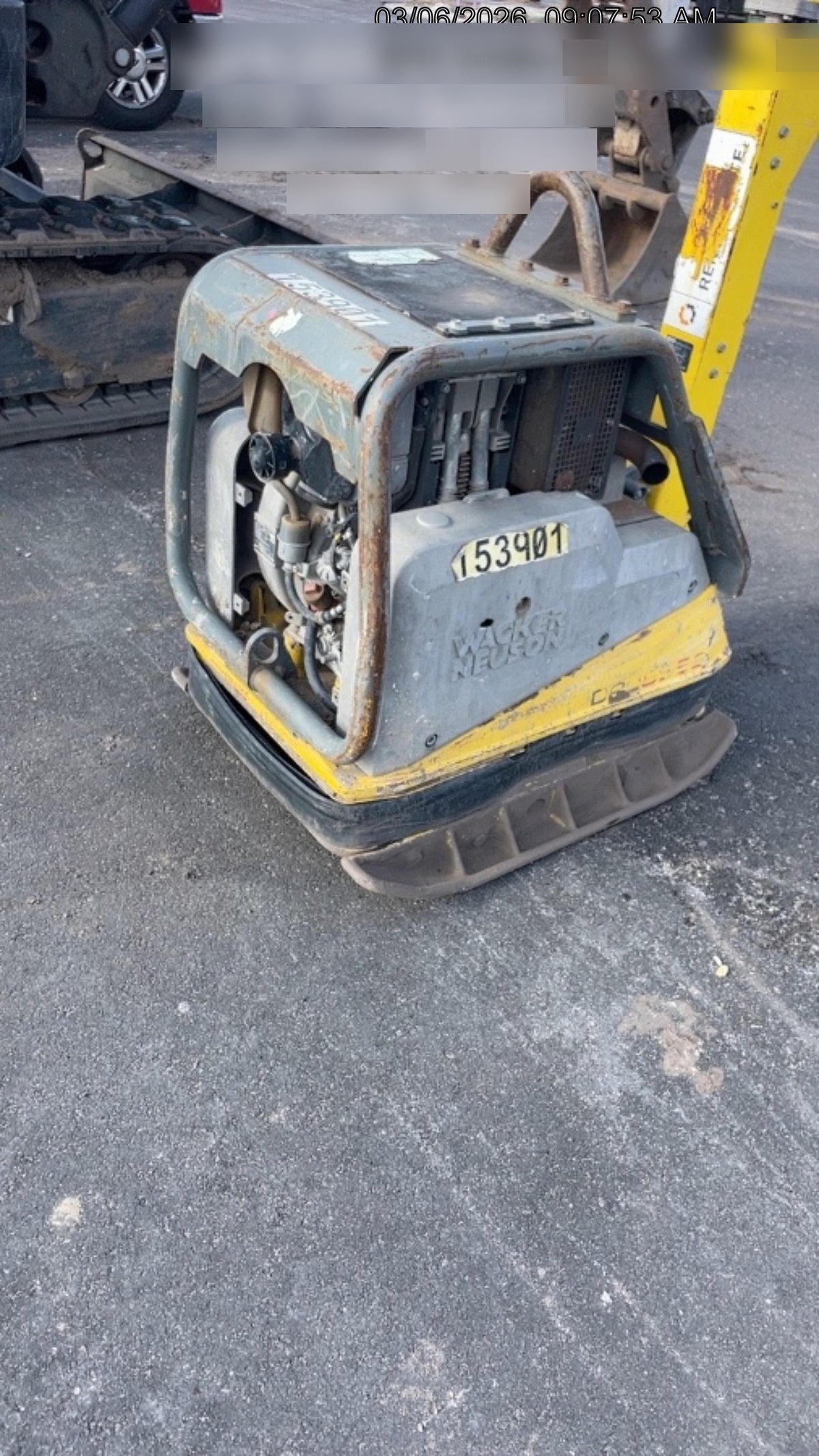 2021 Wacker Neuson DPU6555 DSL Vibroplate