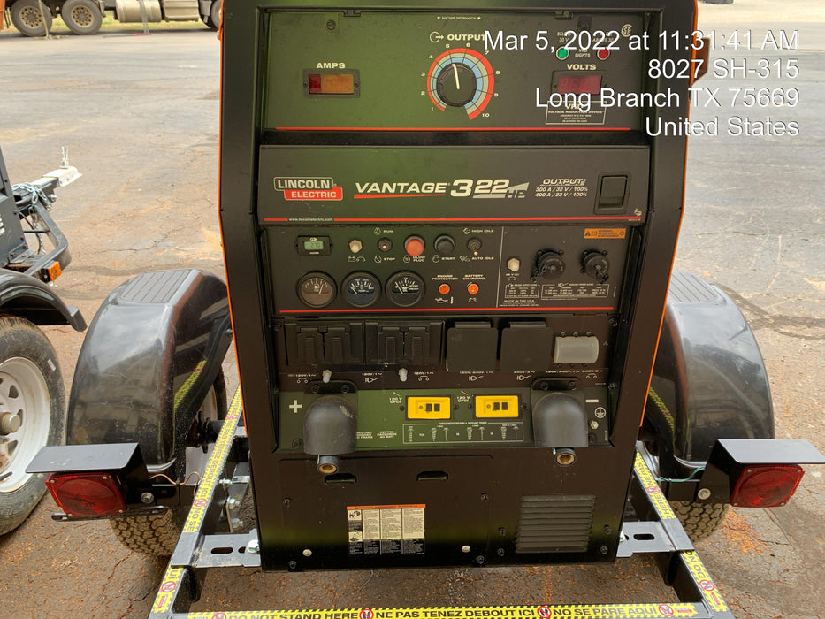 2021 Lincoln Electric Vantage 322 VANTAGE 322 READY-PAK 3