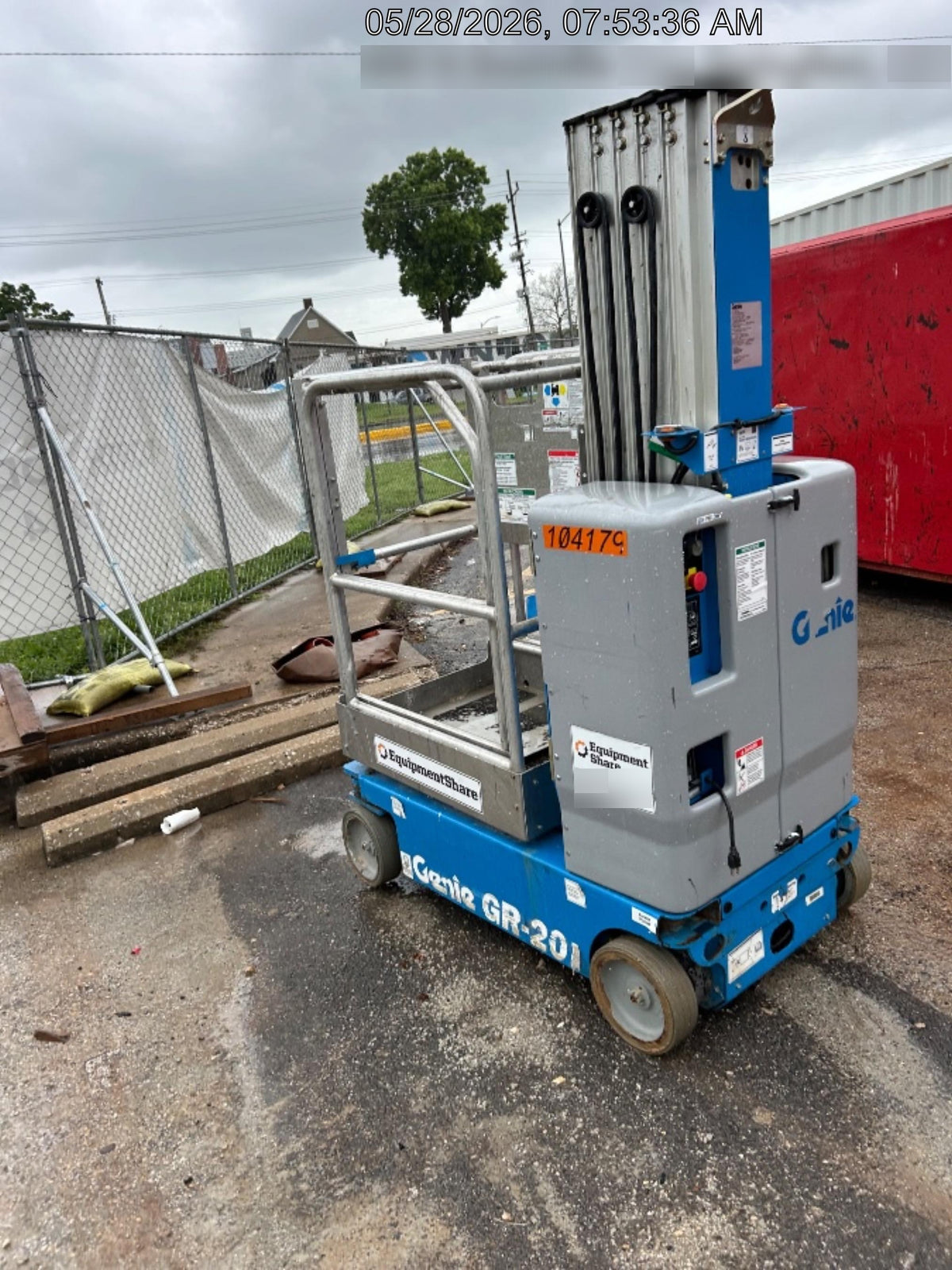 2020 GENIE GR-20
