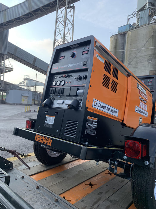 2021 Lincoln Electric Vantage 322 Vantage 322 Ready Pak 3 w/ Decals, ORANGE (includes trailer, cable rack, fender light kit) NO Telematics