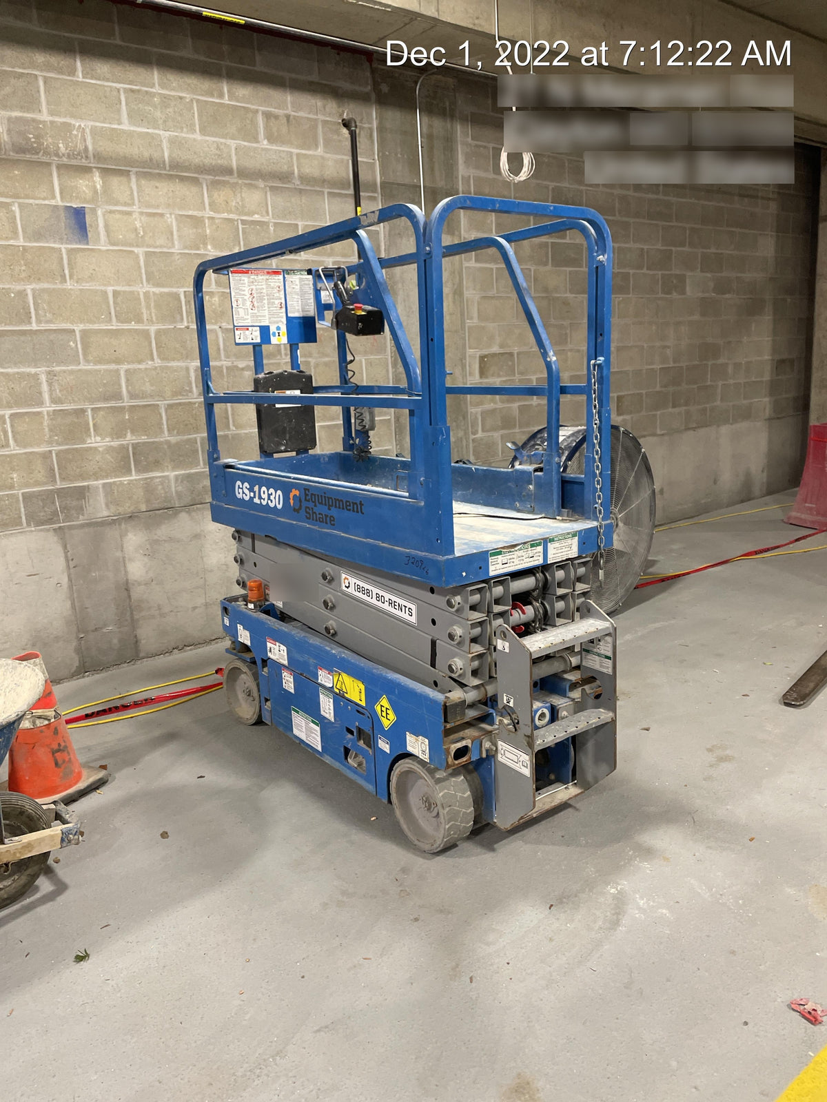 2019 Genie GS-1930 Genie GS-1930 Standard Options, EE Rated