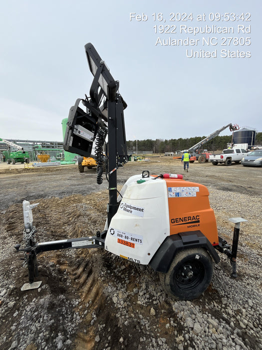 2023 Generac MLT2 Diesel, Flex Switch 120V Input, Powerzone Controller, (4) 320W LED Lights, 4kW Generator, 39.9 Gal Fuel Tank, 2" Ball, T3