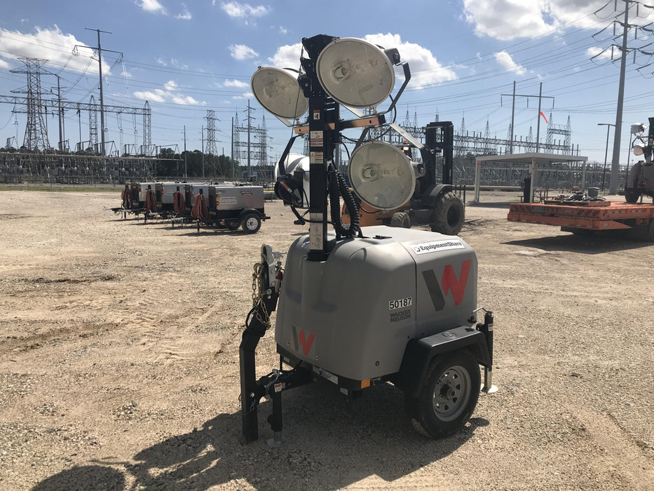 2019 Wacker Neuson LTV6L-MH Mobile Light Tower w/Fuel Level Sensor Installed
