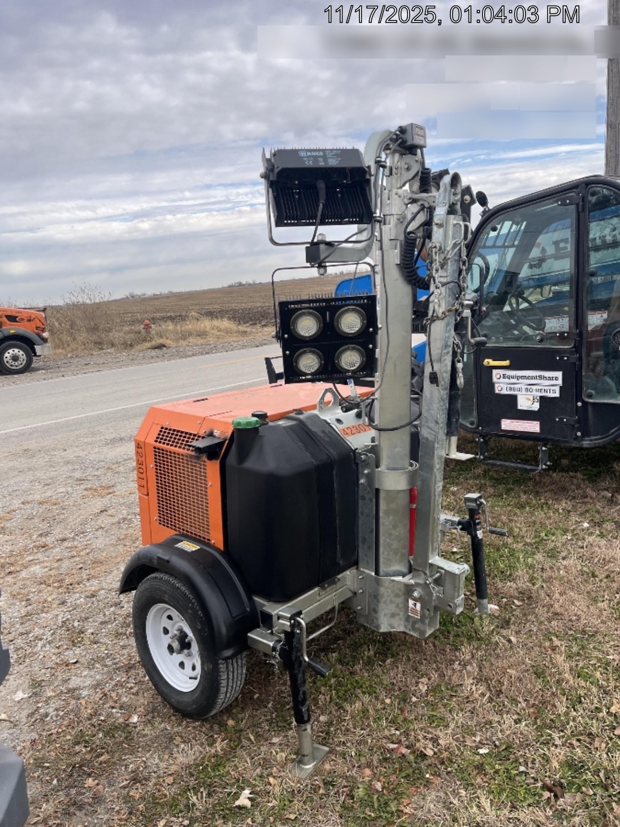 2024 Wanco WLTT-4MM4K Diesel, Deep Sea Controller, Shore Power Plug, Auto Start, (4) 350W LED Floodlights, 4kW Generator, 60 Gal Fuel Tank, 2" Ball, T3