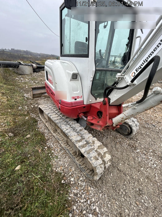 2020 Takeuchi TB235-2CR Cab/Heat/Air, Rubber Tracks, Manual TAG QC