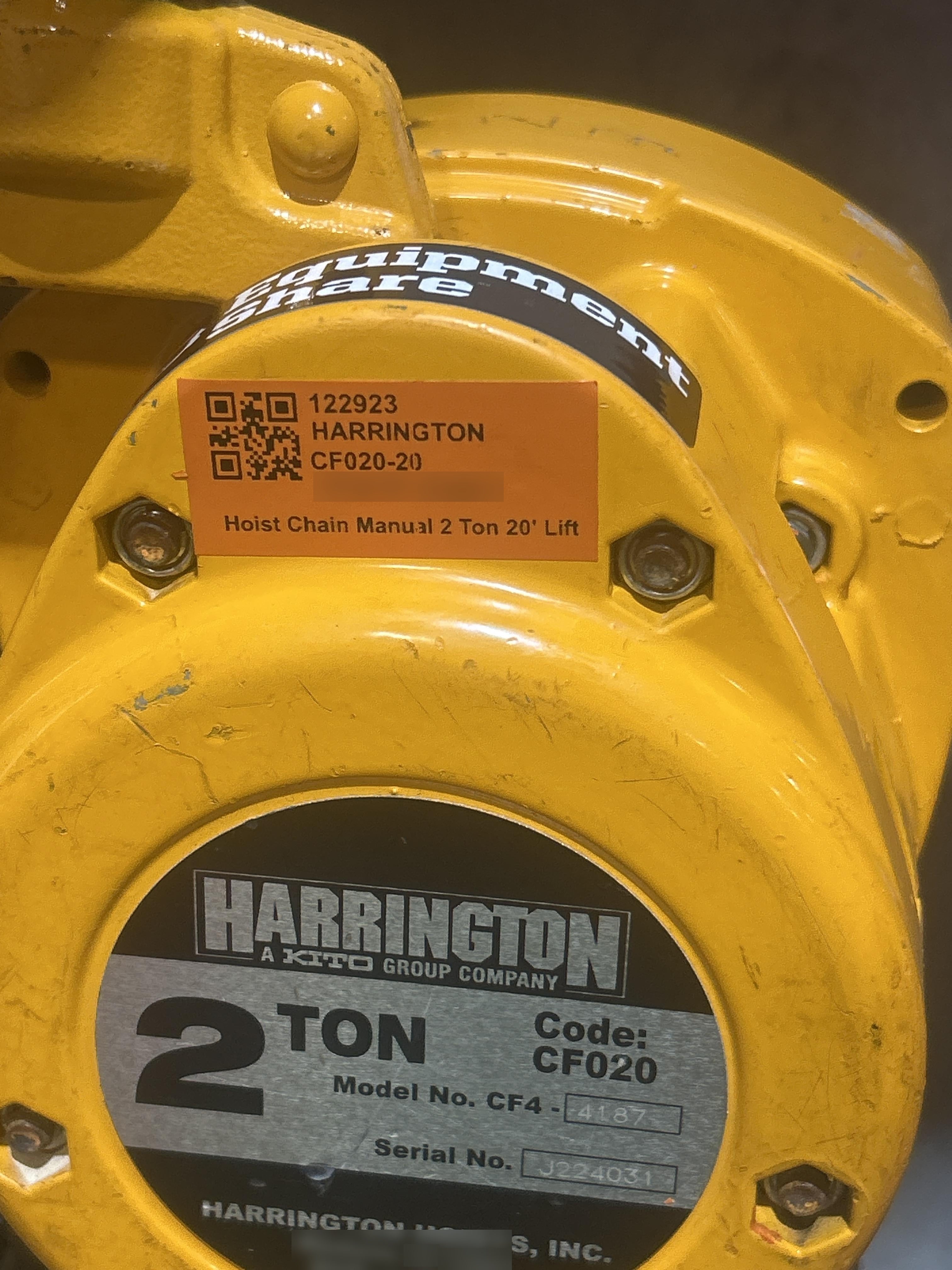 2020 HARRINGTON CF020-20