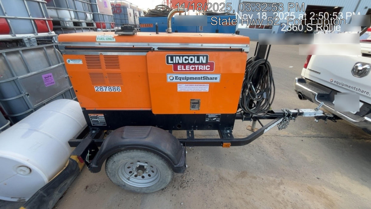 2023 Lincoln Electric LE400 Kubota V1505, Trlr, Cable Rack, Light Kit, ES Decals, T3