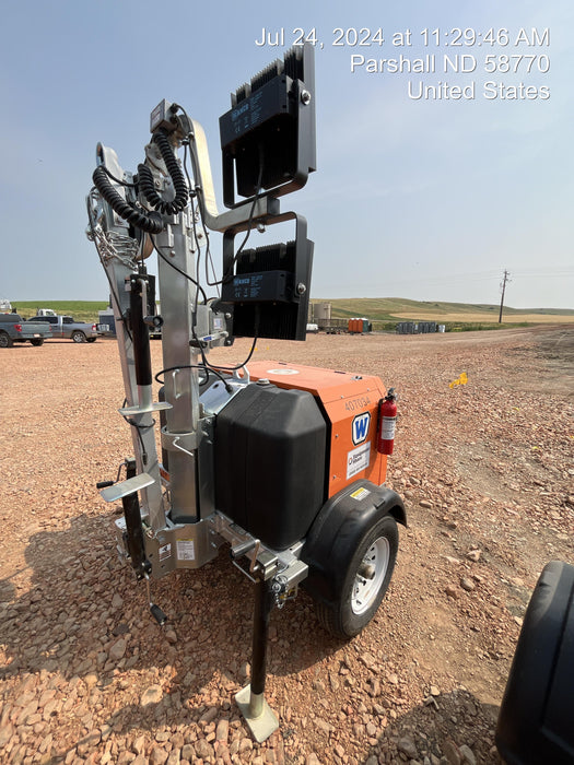 2024 Wanco WLTT-4MM4K Diesel, Deep Sea Controller, Shore Power Plug, Auto Start, (4) 350W LED Floodlights, 4kW Generator, 60 Gal Fuel Tank, 2" Ball, T3