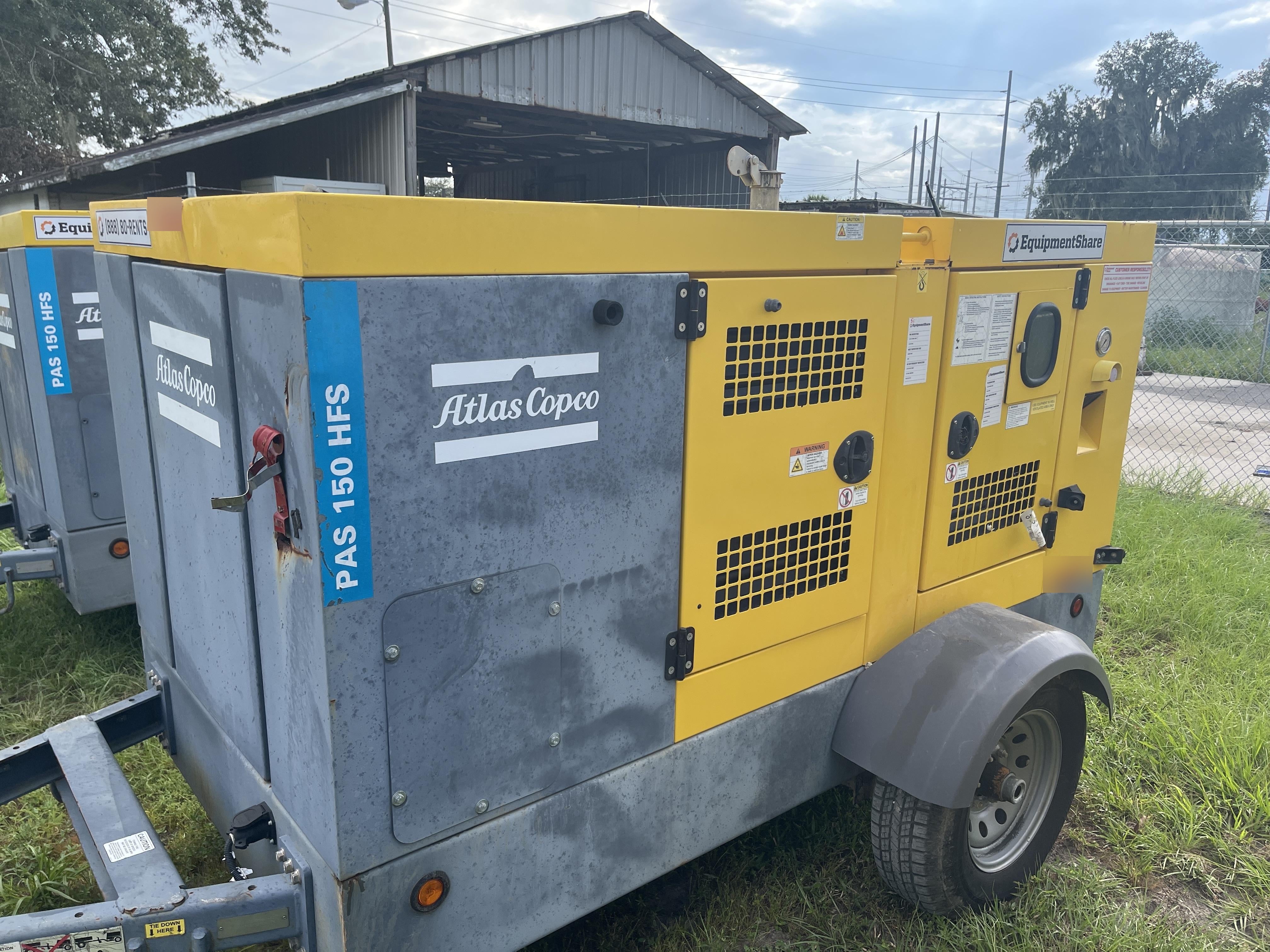 2020 ATLAS COPCO PAS 150 HF CS Enclosed
