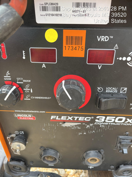 2021 LINCOLN ELECTRIC FLEXTEC 350X