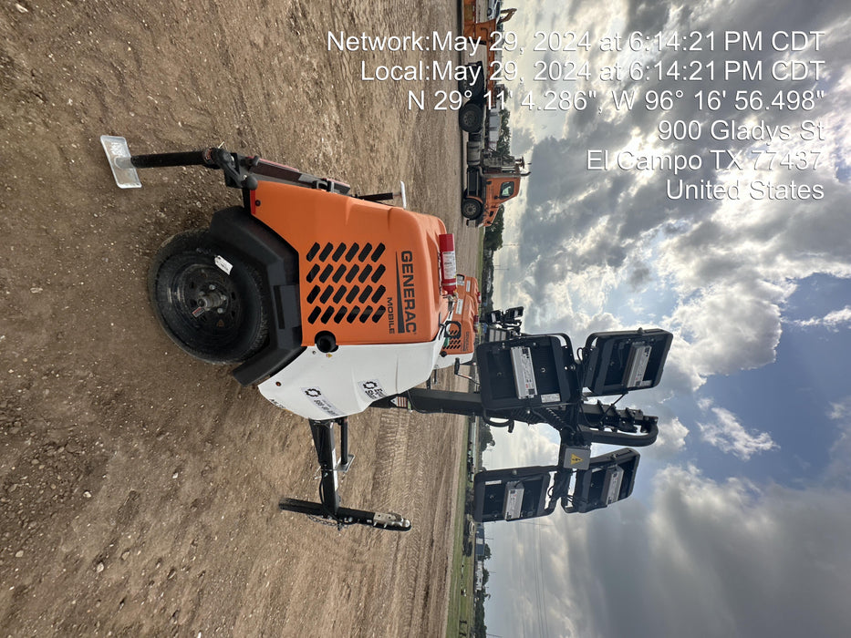 2024 Generac MLT2 Diesel, Flex Switch 120V Input, Powerzone Controller, 
(4) 320W LED Lights, 4kW Generator, 39.9 Gal Fuel Tank, 2" Ball, T3