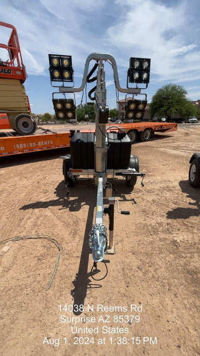 2024 Wanco WLTT-4MM4K Diesel, Deep Sea Controller, Shore Power Plug, Auto Start, (4) 350W LED Floodlights, 4kW Generator, 60 Gal Fuel Tank, 2" Ball, T3