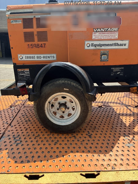 2021 Lincoln Electric Vantage 322 Vantage 322 Ready Pak 3 w/ Decals, ORANGE (includes trailer, cable rack, fender light kit) NO Telematics