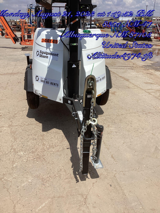 2023 Generac MLT2 Diesel, Flex Switch 120V Input, Powerzone Controller, (4) 320W LED Lights, 4kW Generator, 39.9 Gal Fuel Tank, 2" Ball, T3