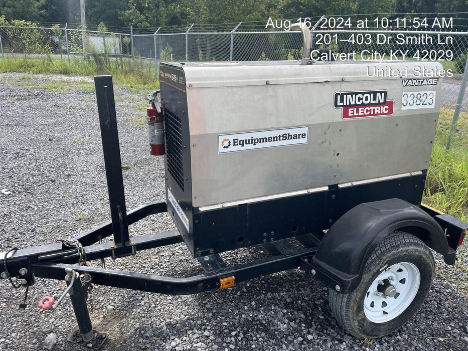2024 Lincoln Electric LE400 Kubota V1505, Trlr, Cable Rack, Light Kit, ES Decals, T3