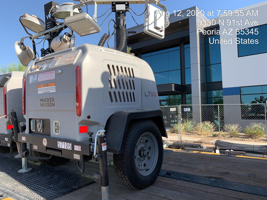 2019 Wacker Neuson LTV6K-LED Standard LED Towable Light Tower w/None