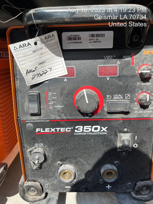 2022 LINCOLN ELECTRIC FLEXTEC 350X