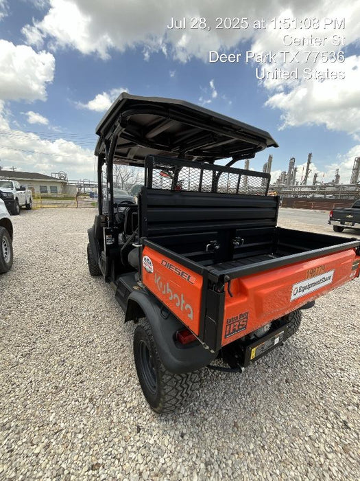 2022 Kubota RTV-X1140W-H Plastic Canopy, Windshield Acrylic Clear, LED Strobe Light, Wire Harness Kit, Back up Alarm
