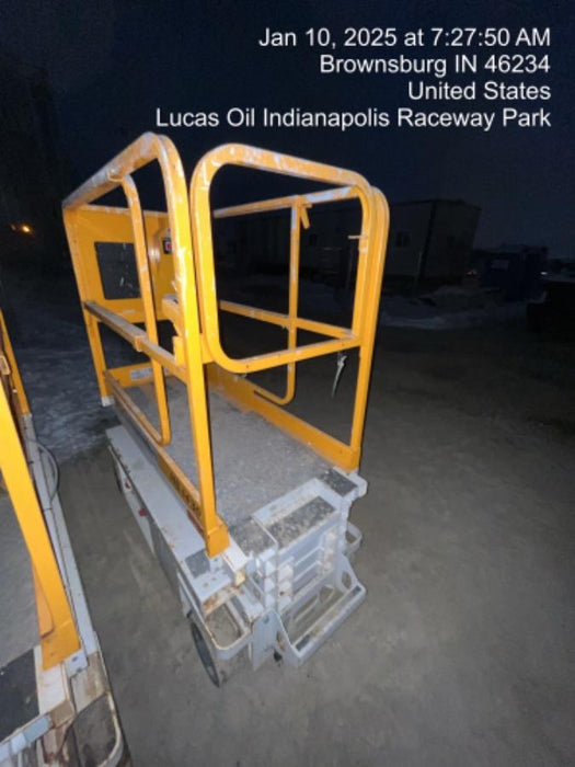 Custom Equipment HB-1430 <ul>
 <li>Hy-Brid Scissor Lift</li>
  <li>Platform capacity up to 670 lbs.</li>
  <li>Working height up to 20 ft</li>
  <li>Weighs under 1,700 lbs.</li>
  <li>Non-marking wheels </li>
</ul>
