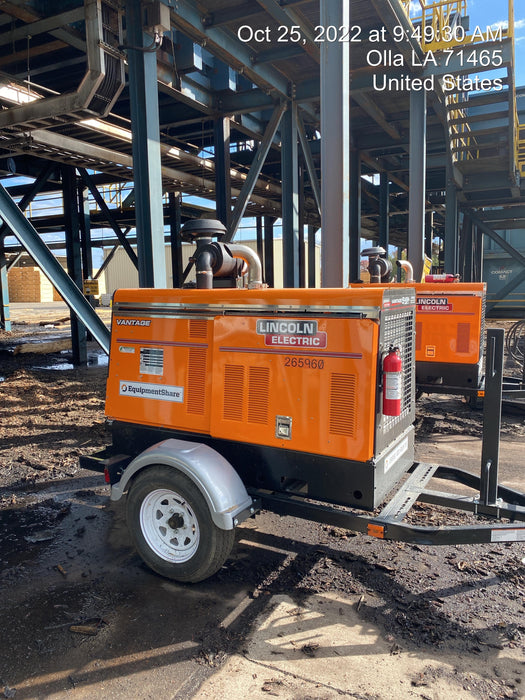 2022 Lincoln Electric Vantage 549X Crosslink Technology, Trailer Mounted, ES Decals, T3