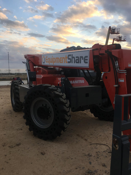 2019 Manitou MTA8044 MTA8044 - 74 HP T4, Canopy, Worklights/Strobe, Beacon, 66" Carriage, 48" Forks, Solid Tires, Lift Hook, Aux Hydraulics