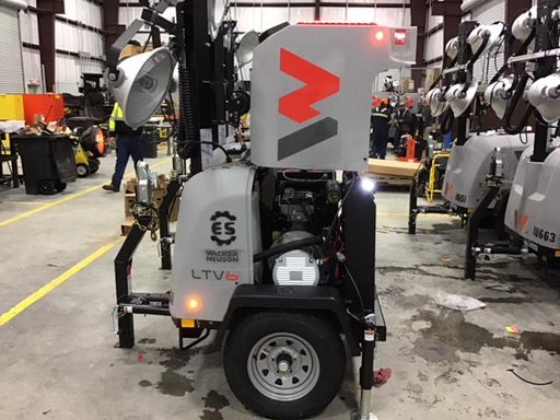 2018 Wacker Neuson LTV6L-MH Wacker Neuson LTV6L Mobile Light Tower w/Fuel Level Sensor Installed