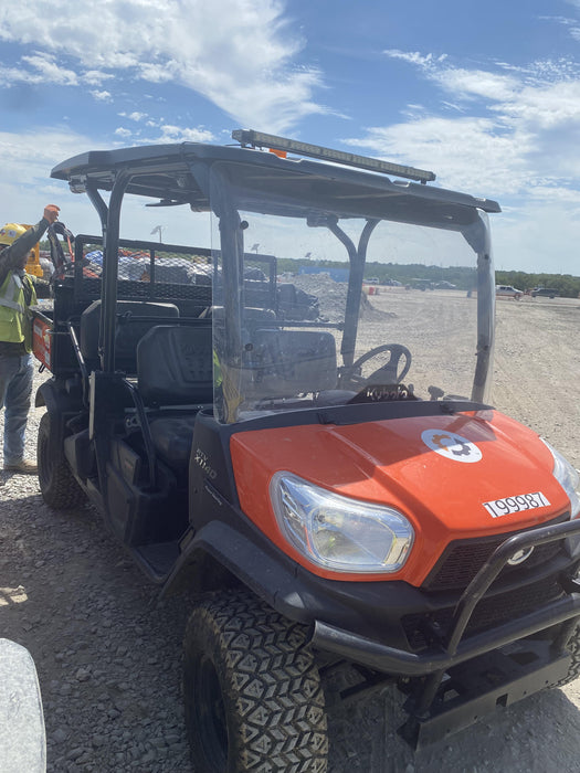 2022 Kubota RTV-X1140W-H Plastic Canopy, Windshield Acrylic Clear, LED Strobe Light, Wire Harness Kit, Back up Alarm