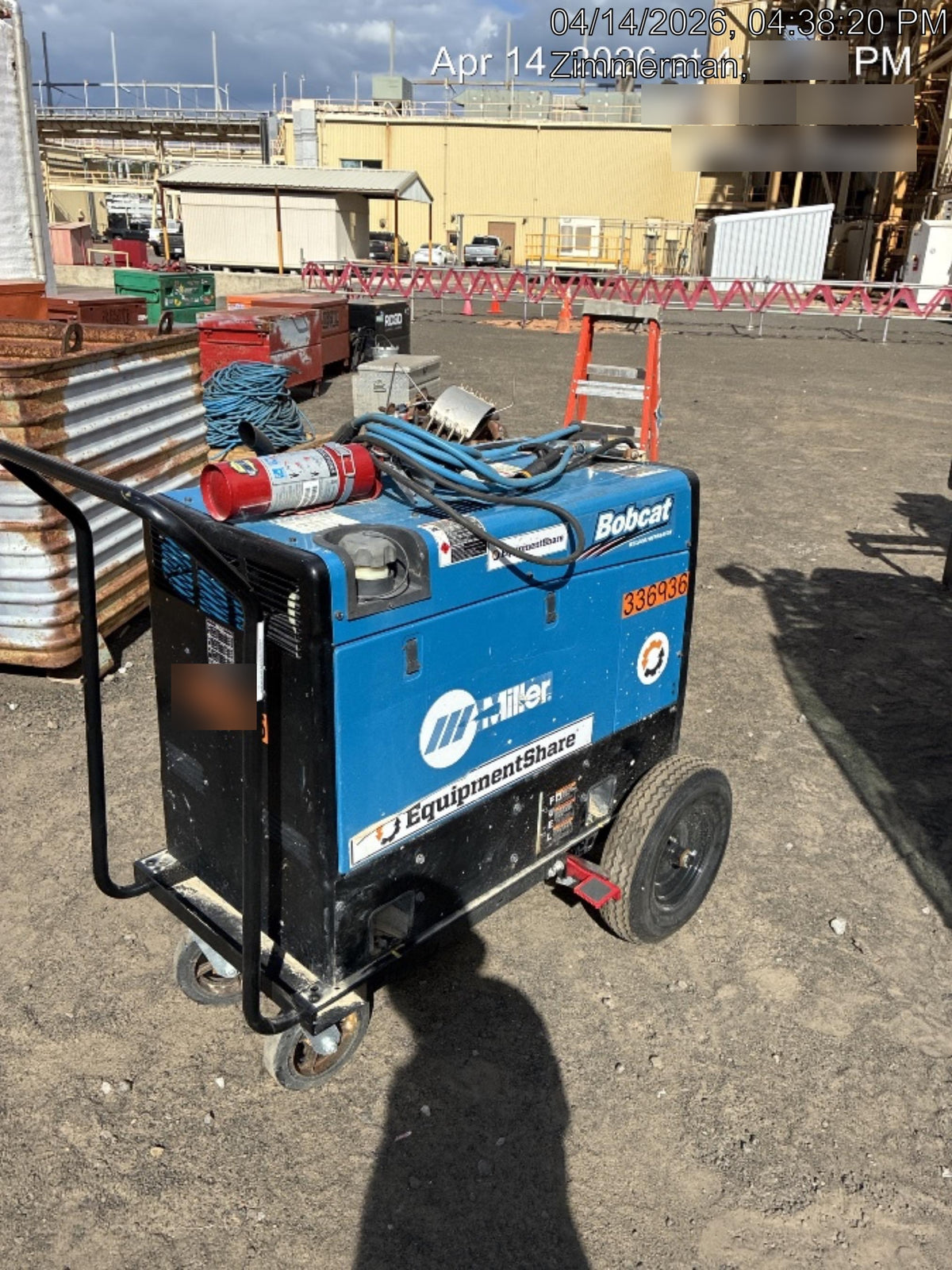 2023 Miller Electric BOBCAT 260 Kohler, GFCI, Remote Start/Stop, Running Gear