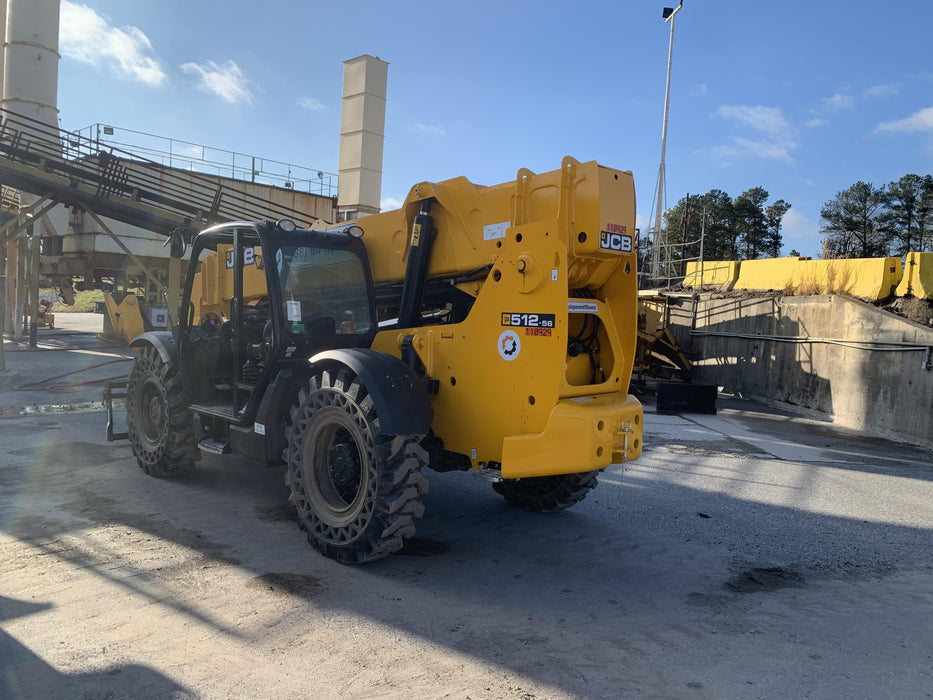 2020 JCB 512-56 Canopy, 74Hp, Solid Tires, Work Lights, Beacon, Aux Hydraulics, Back up Alarm, Lifting Eye, ES Decals