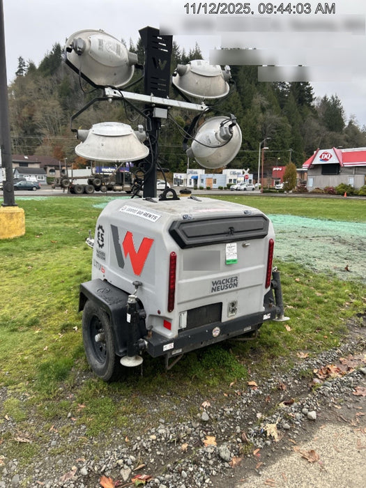 2018 Wacker Neuson LTV6L-MH Wacker Neuson LTV6L Mobile Light Tower w/Fuel Level Sensor Installed