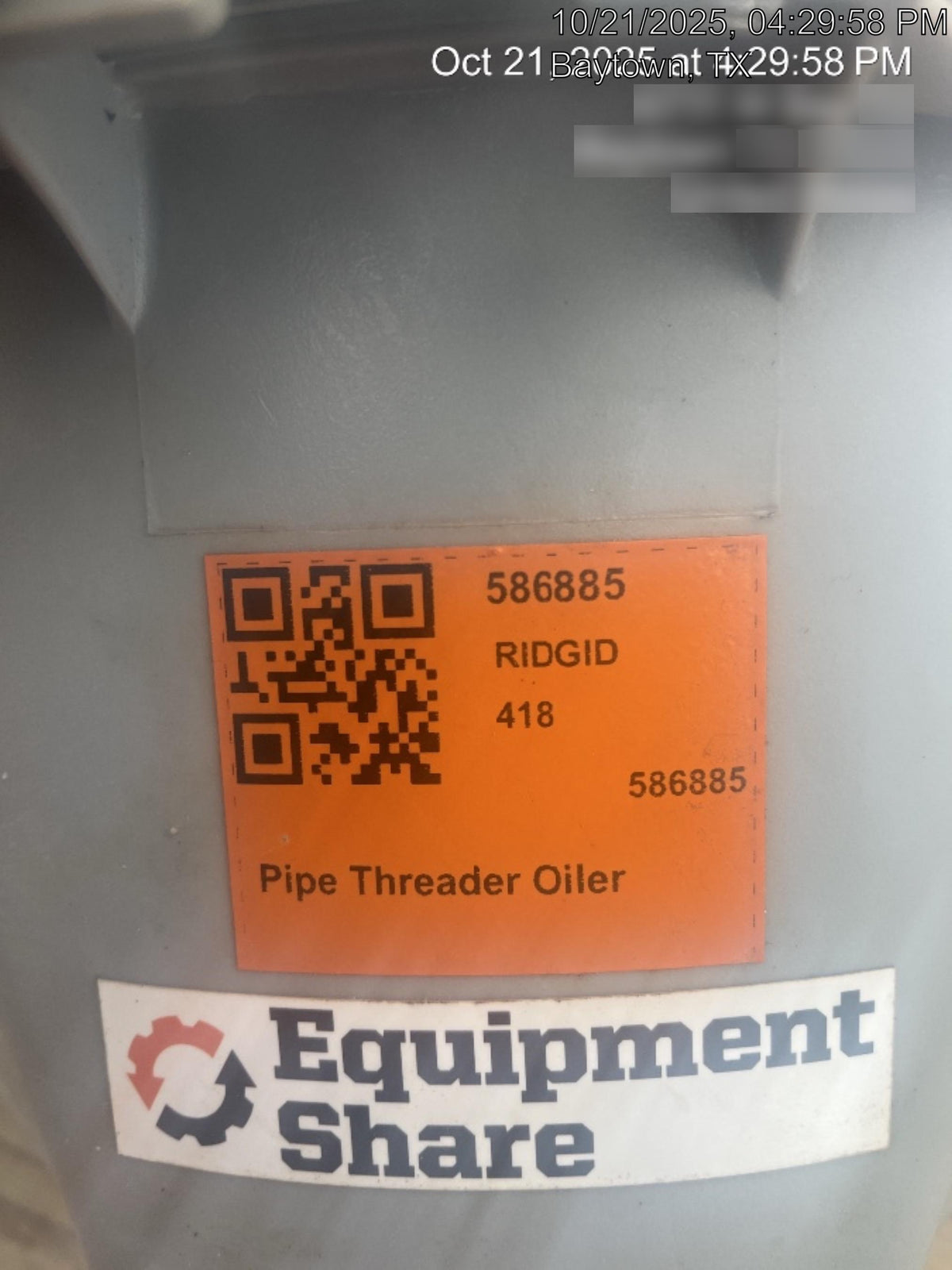 2025 RIDGID 418