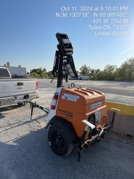 2024 Generac MLT2 Diesel, Flex Switch 120V Input, Powerzone Controller, 
(4) 320W LED Lights, 4kW Generator, 39.9 Gal Fuel Tank, 2" Ball, T3