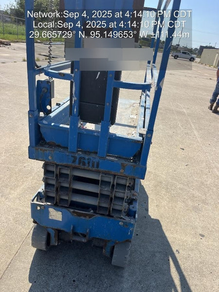 2017 Genie GS-1930 Genie GS-1930 Lift w/Fixed Rail and Chain Entry
