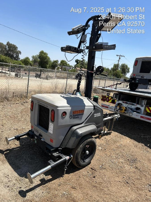 2024 Wacker Neuson LTT4 Diesel, Kohler KDW702, Deep Sea Controller, Auto Start, LED 320W, Bypass Outlet, T3