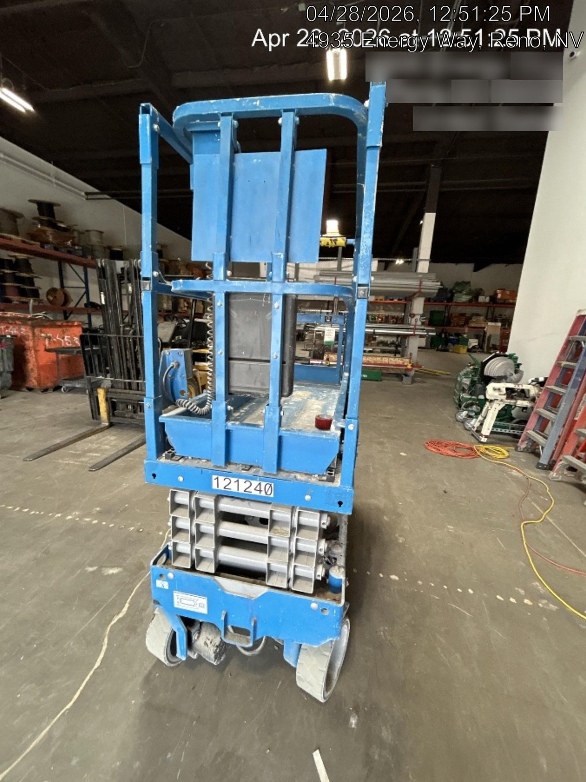2020 Genie GS-1930 Solid Non Marking Tires, Beacon, Folding rails with half height swing gate, Telematics