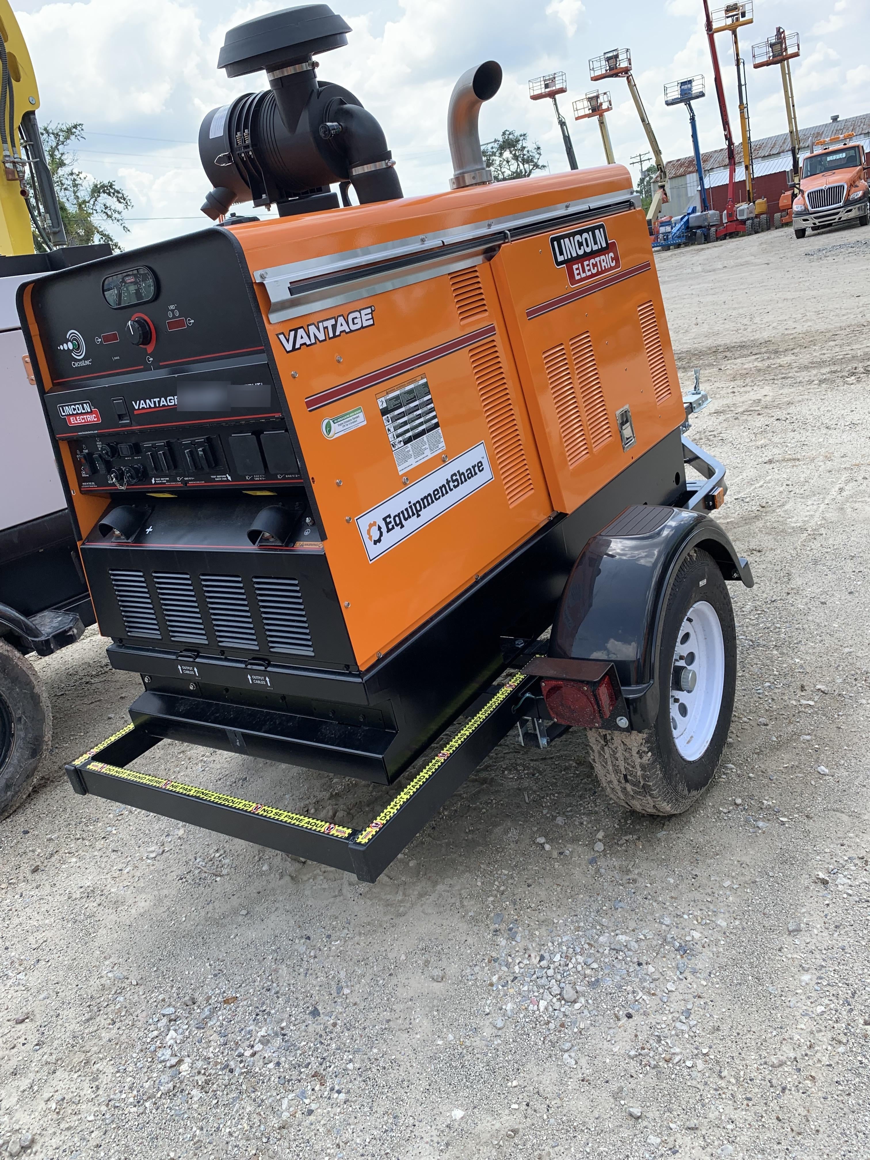 2021 Lincoln Electric Vantage 549X Ready Pak 3, ORANGE (includes trailer, cable rack, fender light kit)